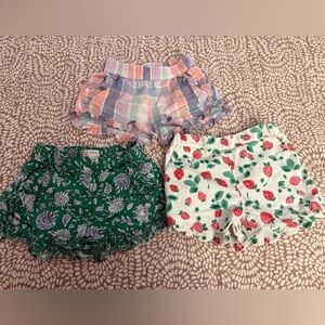 J. Crew Crewcuts Little Girls Shorts Bundle - 3 pairs - Size 6